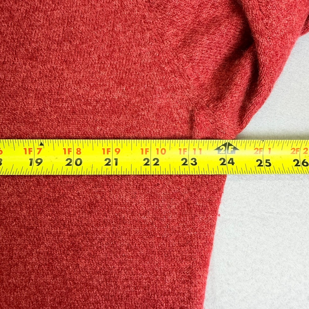 Jos. A. Bank Sweater Mens Large Red 100% Cashmere V-Neck Executive Collection - Picture 4 of 6